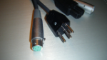 Hybrid Netzkabel 230VAC mit analog Signalkabel (Starquad)